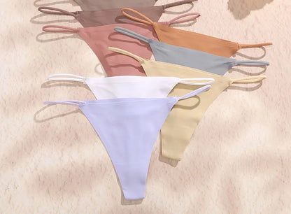 7 Pack Ladies T-back Underpants Stretch Thongs Women Underwear G-string Seamless Panties The Clothing Company Sydney