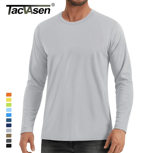 UPF 80+ Sun Protection T-shirts Men's Quick Dry Long Sleeve Athlectic T Shirts Performance Sports T-shirts Rash Guard The Clothing Company Sydney