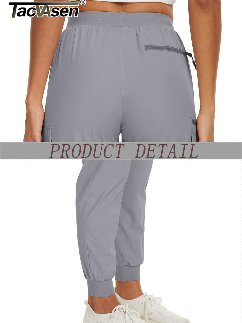 Summer Quick Dry Pants Women's Jogger Sweatpants Lightweight Breathable 6 Pockets Elastic Waist Casual Long Trousers The Clothing Company Sydney