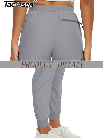 Summer Quick Dry Pants Women's Jogger Sweatpants Lightweight Breathable 6 Pockets Elastic Waist Casual Long Trousers The Clothing Company Sydney