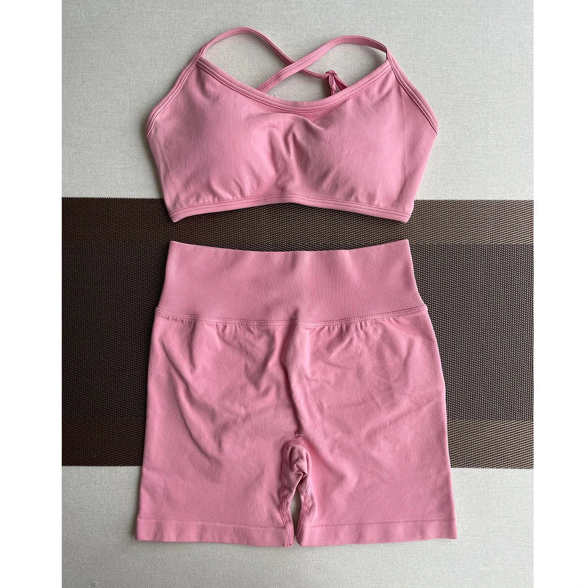 Solid Seamless Half Pants Women Soft  Fitness Outfits Yoga Gym Running Bike Wear Bicycle Skorts The Clothing Company Sydney