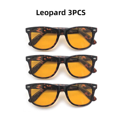 Night Vision Blue Light Blocking Glasses Men Square Computer Eye Protection Eyeglasses Gaming Women Orange Eyewear The Clothing Company Sydney