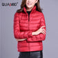 Women Spring Jacket Fashion Short Ultra Lightweight Packable Puffer Coats 15 Colors Female Down Warm Korean Slim Fit Parkas 5XL The Clothing Company Sydney