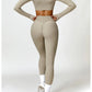 2 Piece Long Sleeve Gym Set Women Yoga Clothes Quick-Drying Sportswear Running Leggings Workout Sports Crop Top Shorts