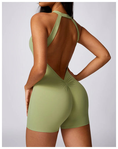 Women's Same Hip Lift Back Outdoor Running Tight Exercise Quick Dry Yoga  Fitness Jumpsuit The Clothing Company Sydney