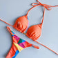 2 Piece Halter Micro Bikini Thong Swimsuit Women's Swimwear Bandage Brazilian Bathing Suit - The Clothing Company Sydney