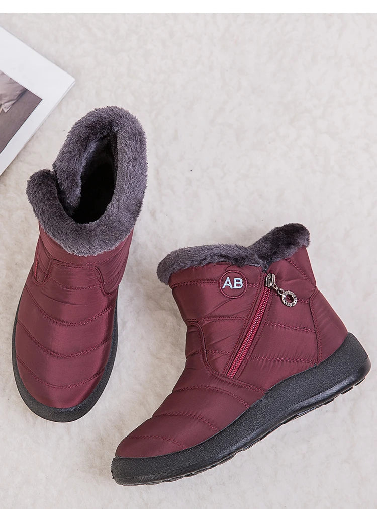Women’s Winter Snow Boots – Warm Fur Ankle Shoes The Clothing Company Sydney