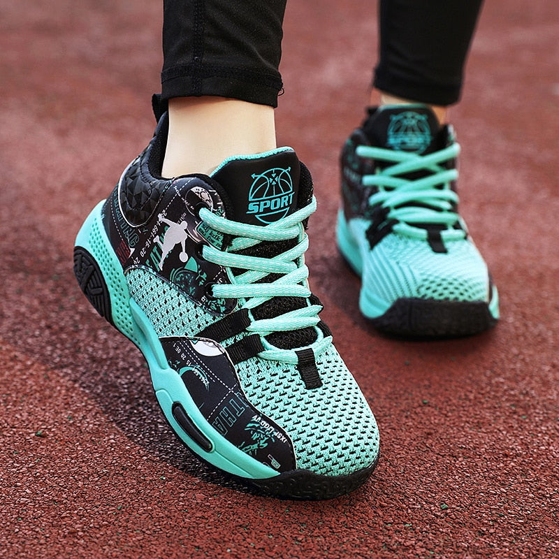 Children Boys Basketball Shoes Thick Sole Breathable Non-Slip Girls Sneakers Sport Shoes Child Basketball Shoe Boots Unisex Sneakers The Clothing Company Sydney
