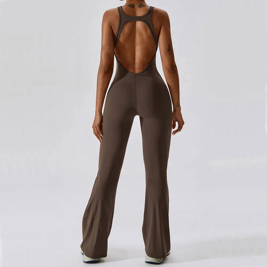 One Piece Yoga Jumpsuit Outfit Fitness Bodysuit Workout Clothes Sportwear Women's Buttock lifting Set Activewear The Clothing Company Sydney