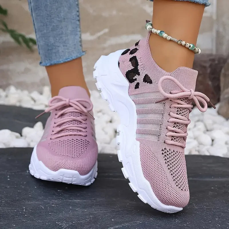 Leopard Print Women's Sneakers – Waterproof & Stylish The Clothing Company Sydney