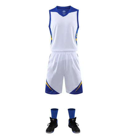 2 Piece Sportswear Basketball Jersey Shorts Set Blank custom Men Women Kids Basketball Uniforms - The Clothing Company Sydney