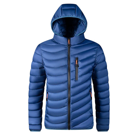 Men’s Hooded Winter Parka – Windproof Thick Casual Jacket with Detachable Hat The Clothing Company Sydney
