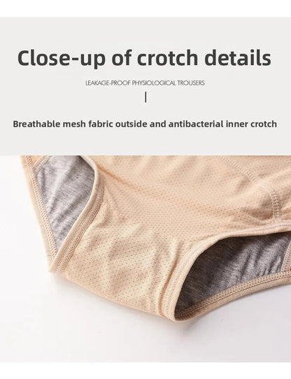 Plus Size Mesh Period Underwear Women's Special Menstrual Period Panties Class a Mid Waist Leak Proof Period Panties The Clothing Company Sydney