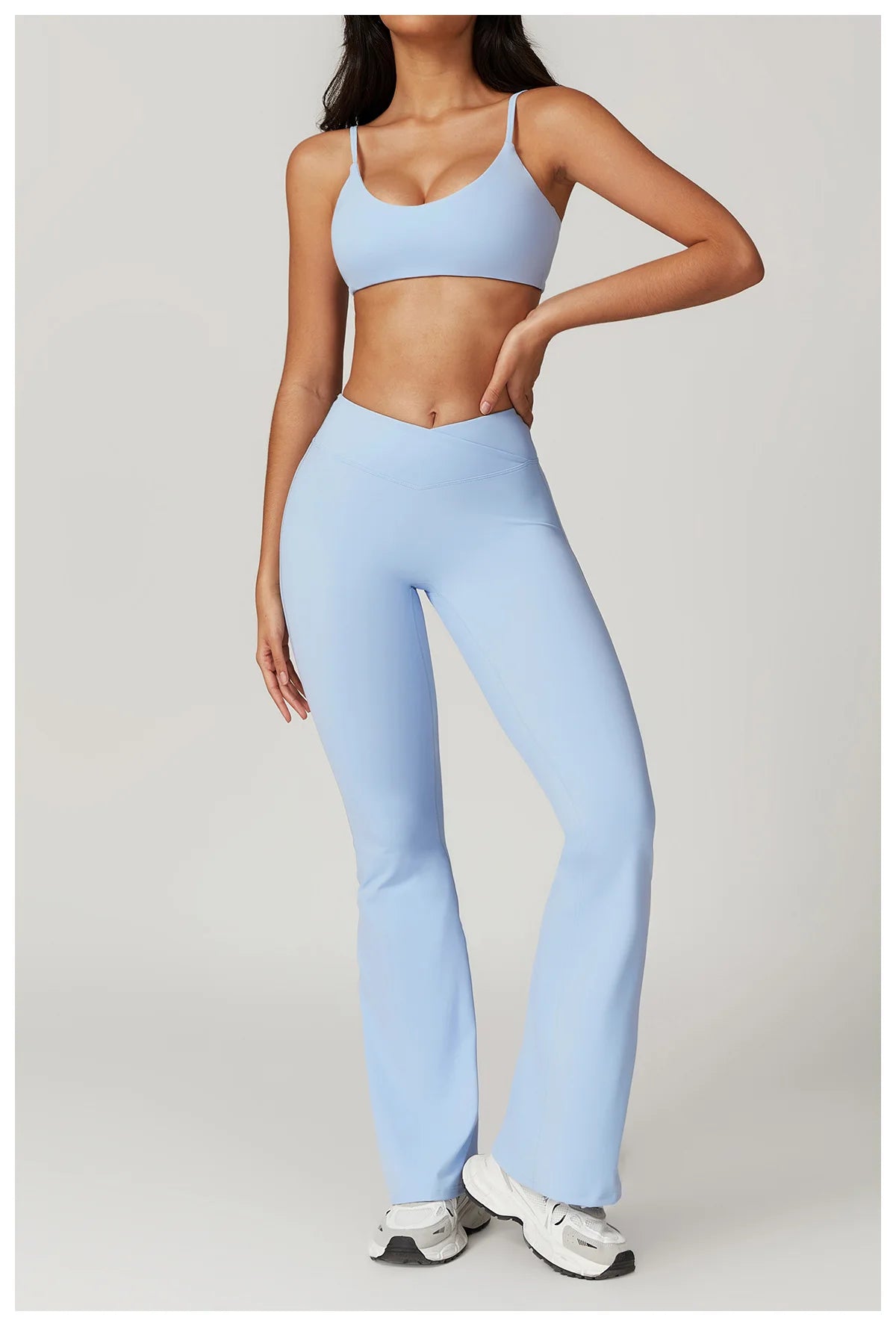 Women's Yoga Gym Activewear 2 Piece Set Sport Suit Workout Short Sleeve Crop Top High Waist Leggings Short Fitness Sports Wear