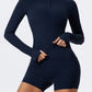 2 Piece Sports Suit Women Half Zipper Long Sleeves Slim Yoga Set Flared Activewear Gym Workout Sportswear The Clothing Company Sydney
