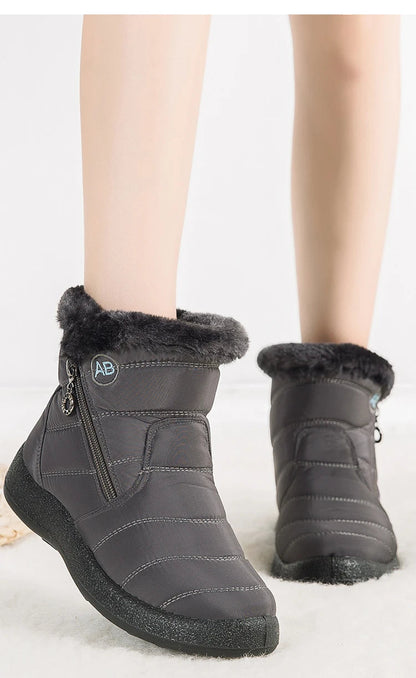 Women’s Winter Snow Boots – Warm Fur Ankle Shoes The Clothing Company Sydney