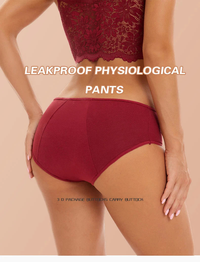 Menstrual Period Underwear for Women Mid Waist Postpartum Ladies Panties Menstrual Leak proof Bikini Bottoms Briefs The Clothing Company Sydney