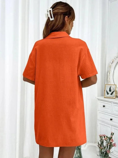 Casual Loose Single-breasted Top And Drawstring Shorts Set Fashion Ladies Suits Summer 2 Piece Set  Matching Outfits - The Clothing Company Sydney