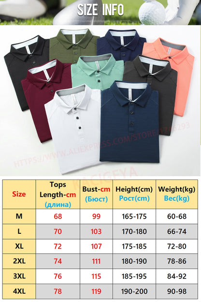 Quick Dry Golf Short Sleeves Nylon Casual Collared Mens Breathable Sports Poloshirts Summer Team Work Hiking Fishing Tee The Clothing Company Sydney