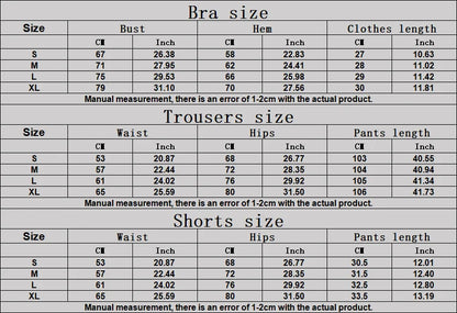 2 Pieces Yoga Set Workout Sets Women Tracksuit Gym Push Up Fitness Running Workout Clothes Sport Bra Leggings Suit Activewear The Clothing Company Sydney