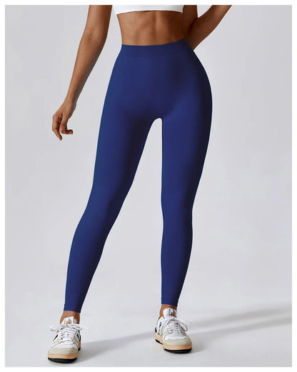 Seamless Yoga Pants Women's V Shaped Push Up Fitness High Waist Gym Running Workout Sports Yoga Tight Leggings - The Clothing Company Sydney