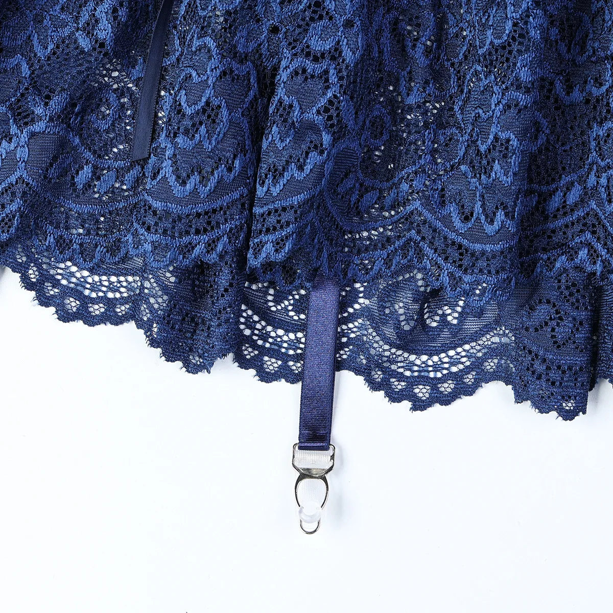 5 PieceFancy Lingerie Lace Ultra Women's Underwear g-String Skirt Ensemble Outfits Brazilian Underwear Set The Clothing Company Sydney