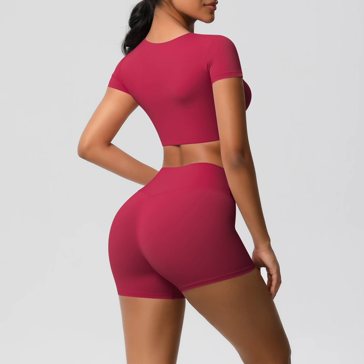 2 Piece Workout Sportswear Active Wear Sports Tank Top Bike Shorts Women Gym Bicycle Sorts Matching Set The Clothing Company Sydney