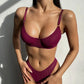 2 Piece Lingerie Seamless Underwear Set Women 2 Piece Bra Push Up Lace Intimate Outfits Sets - The Clothing Company Sydney