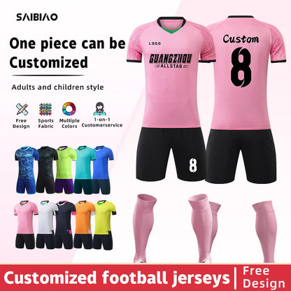 Adult Kids Football Jerseys Men Soccer Uniforms Sports Clothes Customised Futsal Sportswear Child Team Training Tracksuit Outfit The Clothing Company Sydney
