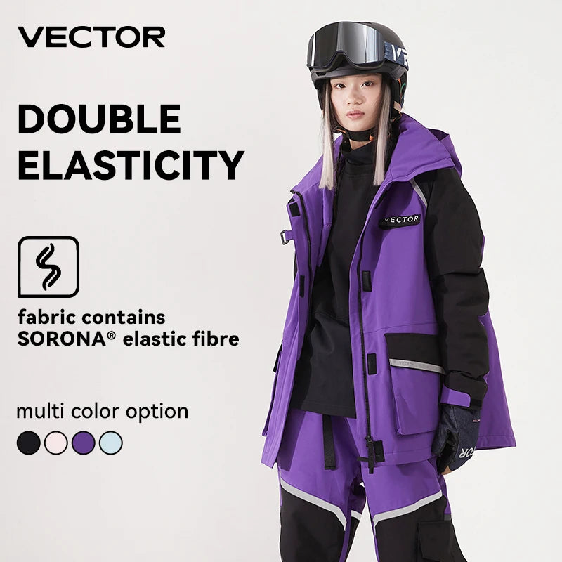 Men Women Ski Jacket Winter Warm Windproof Waterproof Ski Suit Outdoor Sports Snowboard - The Clothing Company Sydney