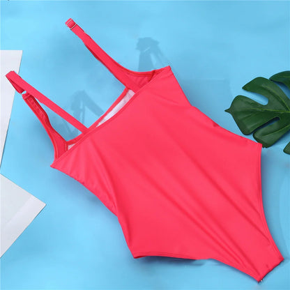 One Piece Swimwear Push Up Women Plus Size Swimsuit Bodysuit Bathing Suit Beachwear - The Clothing Company Sydney