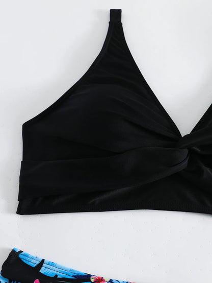 Two Piece Swimsuit Womens Bikini Set Beachwear Push Up Summer Bathing Suit Triangle Bikini Low Waist Swimwear - The Clothing Company Sydney