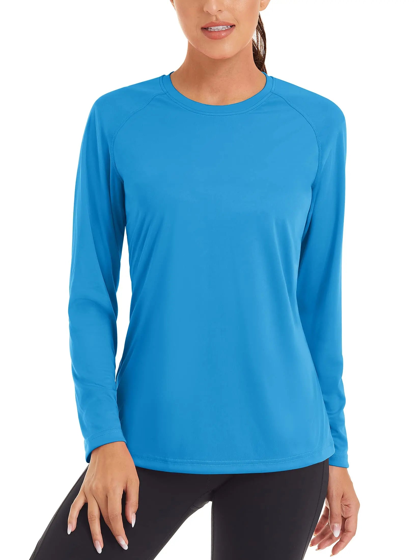 UPF 50+ Summer Quick Dry T-shirts Women's Performance Sun Block UV Protection T Shirts Long Sleeve Swim Pullover Tops The Clothing Company Sydney