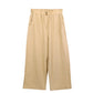 Women's Cotton Linen Loose Wide Leg Pants Summer Female High Elastic Waist Button Casual Streetwear Trousers The Clothing Company Sydney