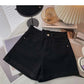 High Waist Plus-size Women Jeans Student Casual Versatile Trendy A- line Hot Pants Cotton Jeans Shorts The Clothing Company Sydney