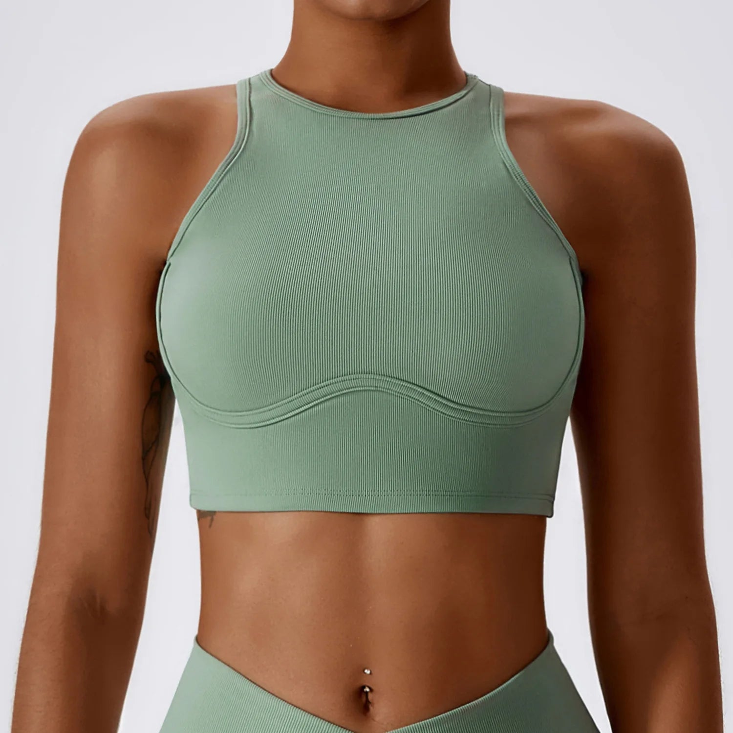 Women's Sport Bras Gym High Intensity  Running Yoga Beautiful Back Dry Bras Shockproof Rib Workout Bra Seamless Fitness Top The Clothing Company Sydney