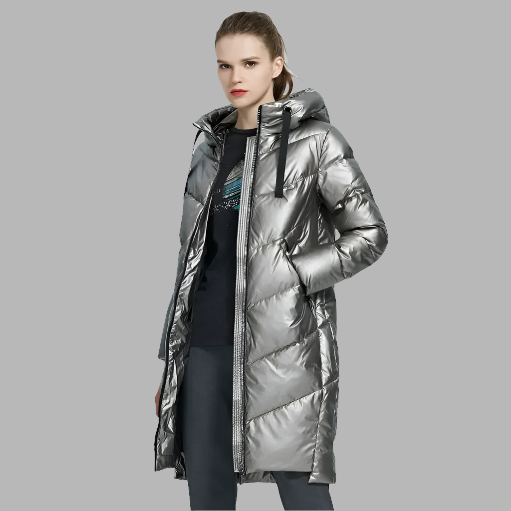 Women's Hooded Winter jacket fashion casual slim long warm cotton coat ladies parkas - The Clothing Company Sydney