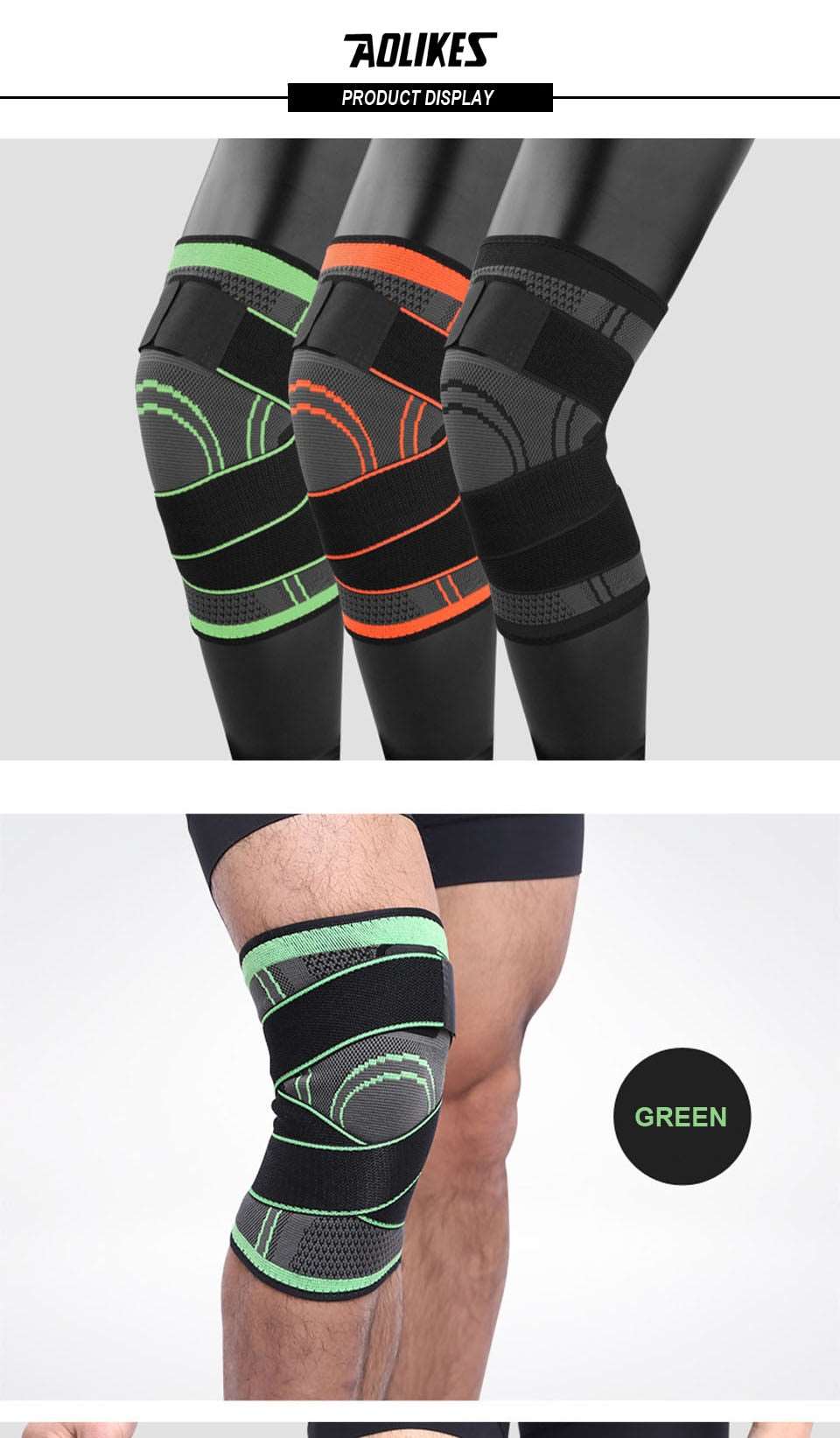 1piece Knee Support Professional Protective Sports Knee Pad Breathable Bandage Knee Brace The Clothing Company Sydney