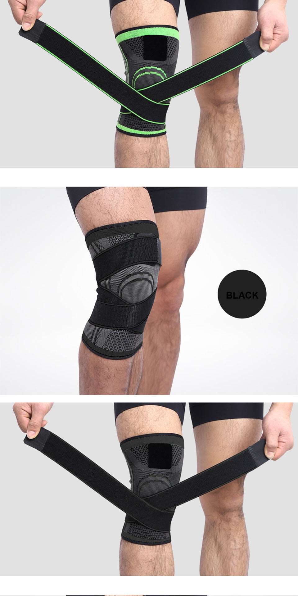 1piece Knee Support Professional Protective Sports Knee Pad Breathable Bandage Knee Brace The Clothing Company Sydney