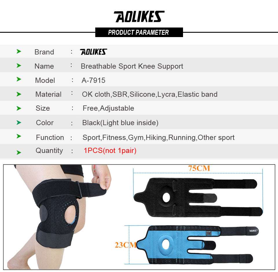 1PC Meniscus Knee Pads Silica Gel Knee pads Hiking Running Basketball Knee Support Breathable Sports Knee Protector The Clothing Company Sydney