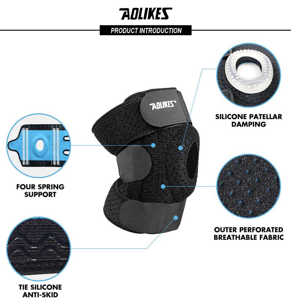 1PC Meniscus Knee Pads Silica Gel Knee pads Hiking Running Basketball Knee Support Breathable Sports Knee Protector The Clothing Company Sydney