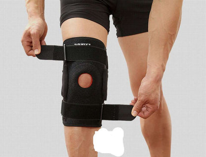 1PC Hiking Cycling Knee Support Protector With Removeble Aluminum Plate 4 Straps For Mountaineering Knee Joint Brace The Clothing Company Sydney