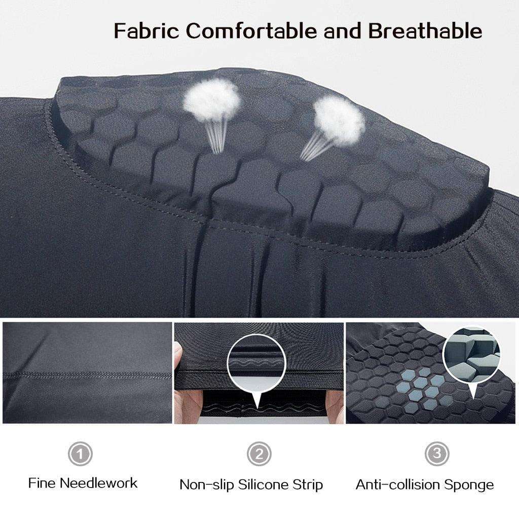 1PC Basketball Knee Pads Protector Compression Sleeve Honeycomb Foam Brace Kneepad Fitness Gear Volleyball Support The Clothing Company Sydney