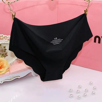 1PC Sexy Seamless Briefs Ultra-thin Traceless Trimming Ruffles Soft Underwear Women's Panties The Clothing Company Sydney