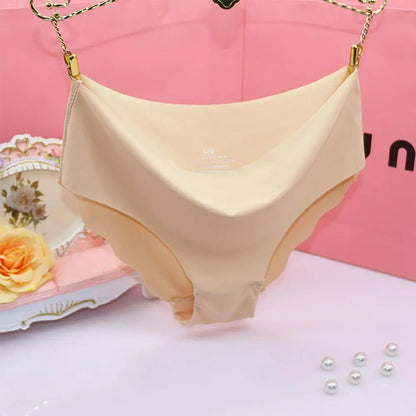 1PC Sexy Seamless Briefs Ultra-thin Traceless Trimming Ruffles Soft Underwear Women's Panties The Clothing Company Sydney