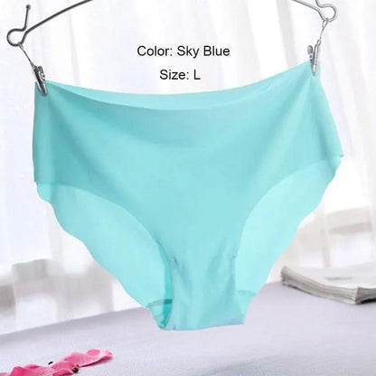 1PC Sexy Seamless Briefs Ultra-thin Traceless Trimming Ruffles Soft Underwear Women's Panties The Clothing Company Sydney