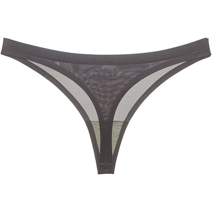 15 Colors Low-Rise Panties Ice Silk Thong  Seamless G String Fashion simple Underwear Women Back Lace Thongs Lingerie The Clothing Company Sydney