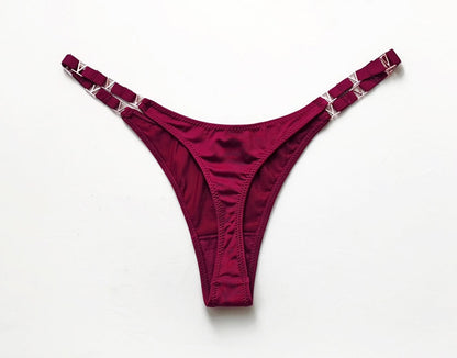 Thong Women Underwear Briefs Seamless Panties Zebra Flower Low Rise Luxury Metal Buckle G String Bikini Female Panty The Clothing Company Sydney