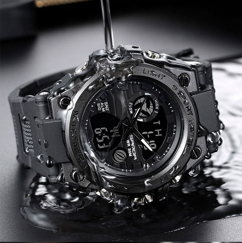 Sanda Military Army Sport Style Wristwatch Dual Display Men's Watch Clothing Company Sydney
