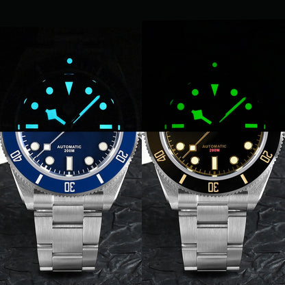 San Martin Luxury Men's Ladies Unisex 40mm Diver BB58 Vintage Automatic Business Wristwatche End Links Sapphire 20 Bar Watch The Clothing Company Sydney
